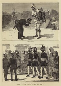 Notre contingent indien à Malte